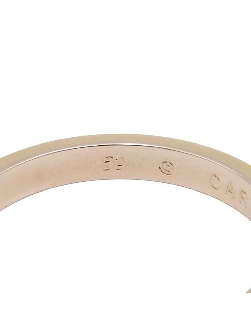 Cartier Louis Vendome Three Color Gold 59 Ring